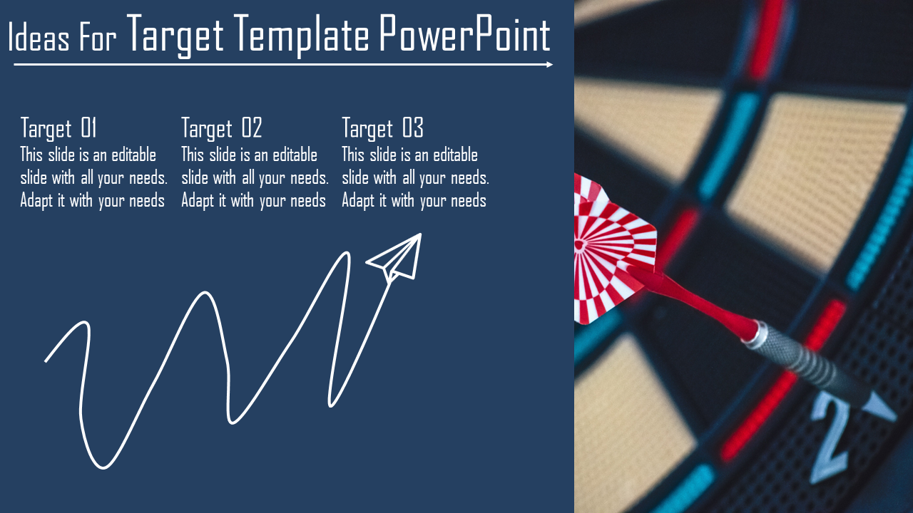 Creative Target Template PPT And Google Slides With Portfolio